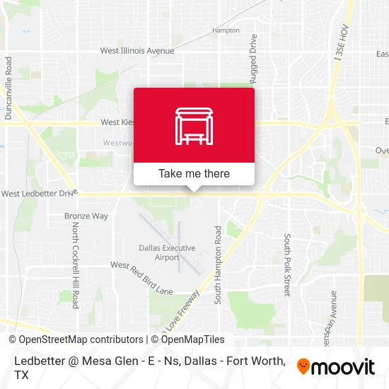 Ledbetter @ Mesa Glen - E - Ns map