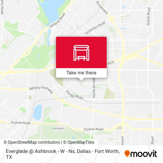 Everglade @ Ashbrook - W - Ns map