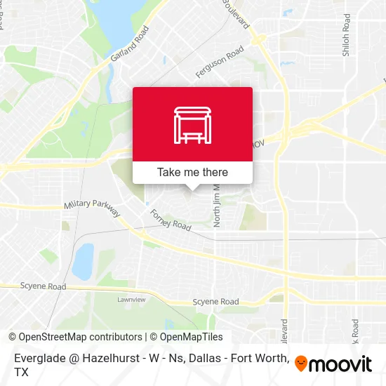 Everglade @ Hazelhurst - W - Ns map