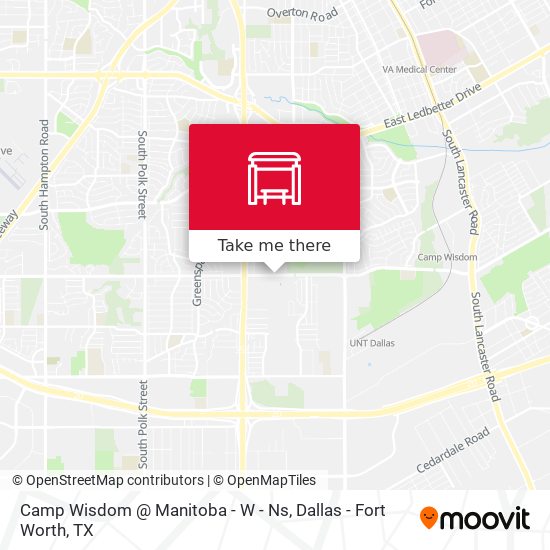 Camp Wisdom @ Manitoba - W - Ns map