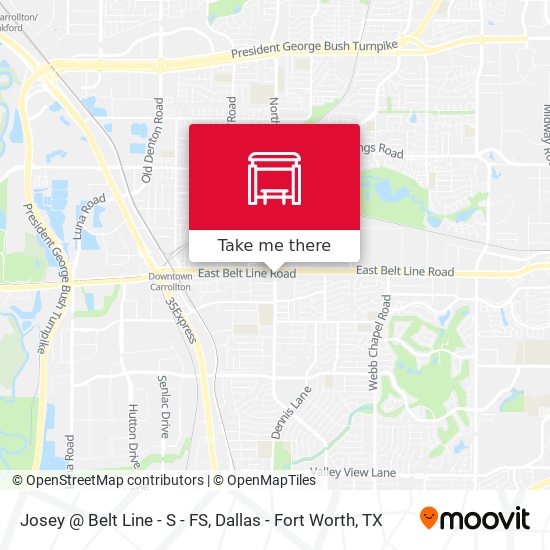 Josey @ Belt Line - S - FS map