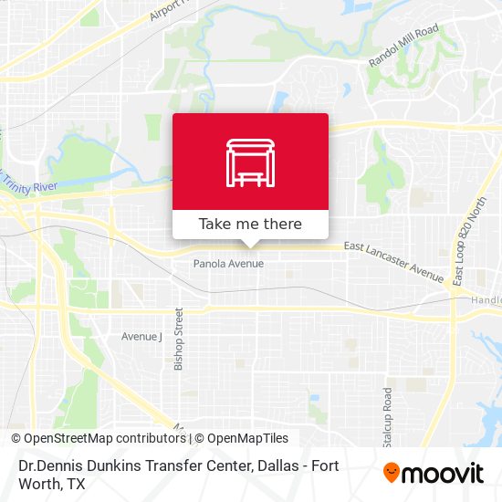 Dr.Dennis Dunkins Transfer Center map