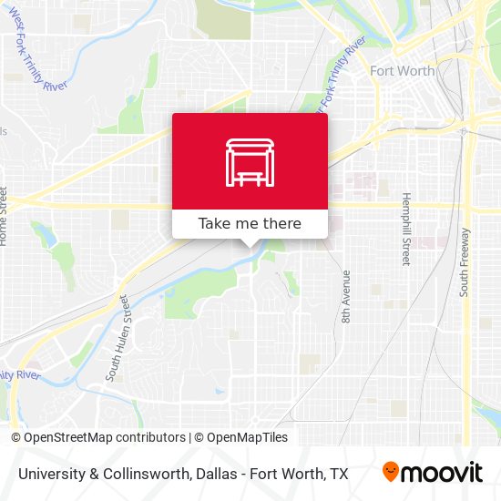 University & Collinsworth map