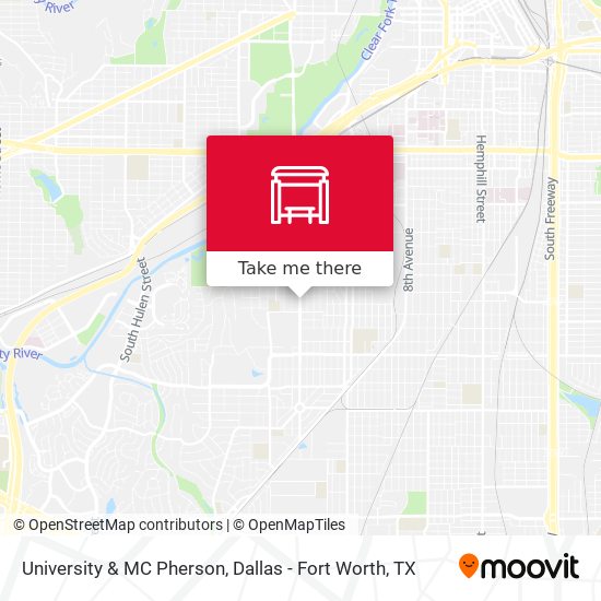 University & MC Pherson map