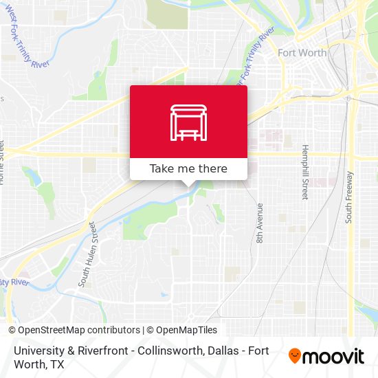 University & Riverfront - Collinsworth map