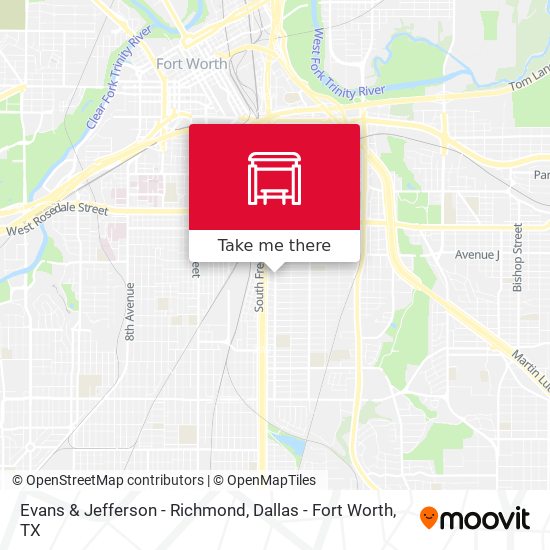 Mapa de Evans & Jefferson - Richmond