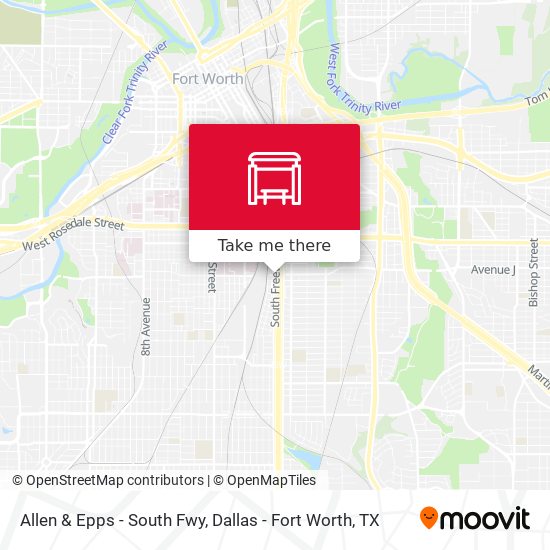 Allen & Epps - South Fwy map