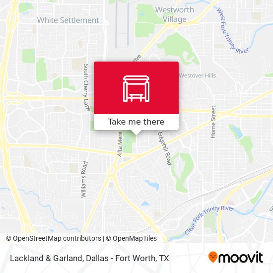 Lackland & Garland map