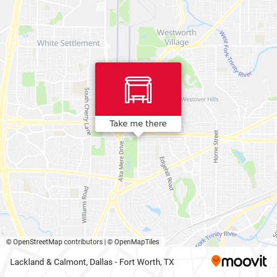 Lackland & Calmont map