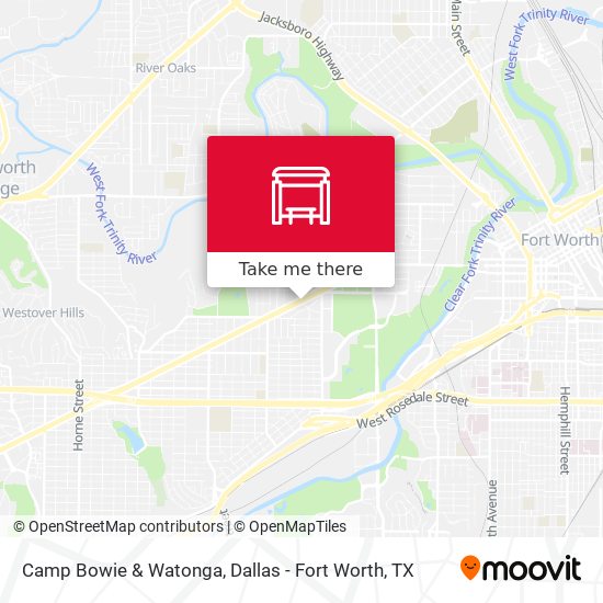 Camp Bowie & Watonga map