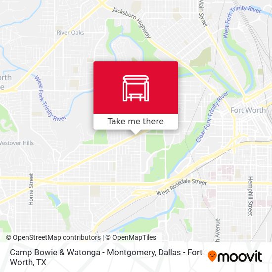 Camp Bowie & Watonga - Montgomery map