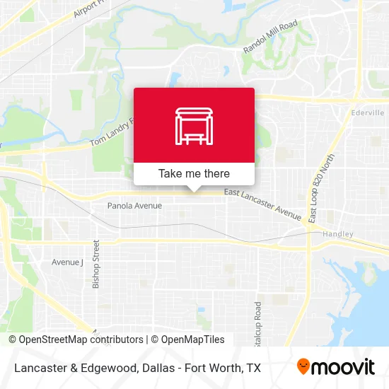 Lancaster & Edgewood map