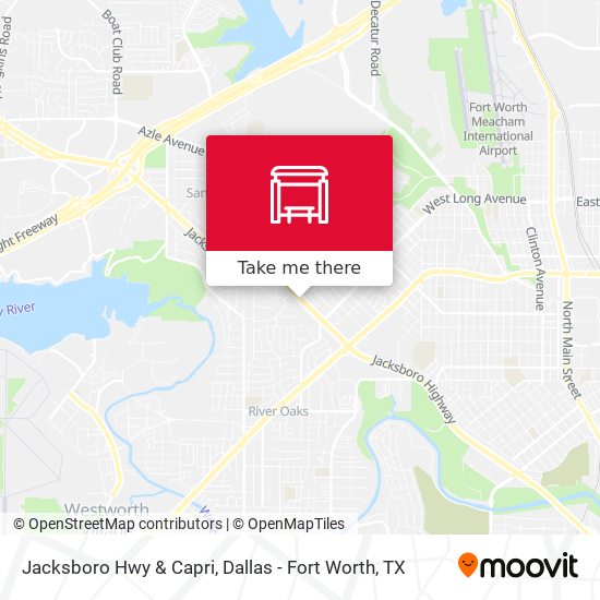 Jacksboro Hwy & Capri map