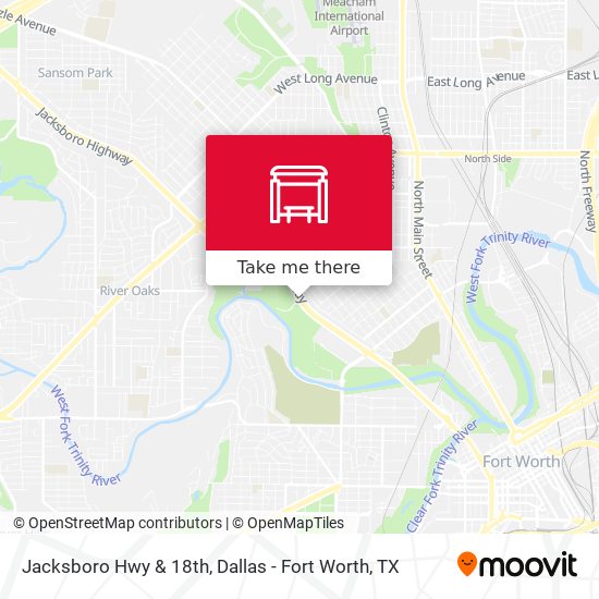 Jacksboro Hwy & 18th map