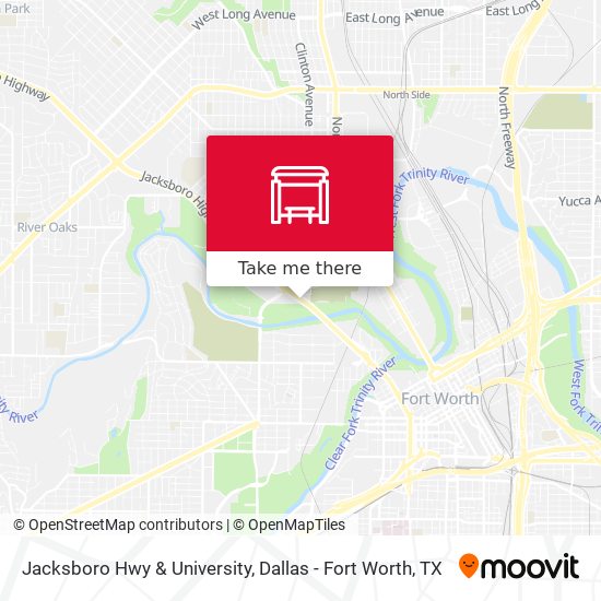 Jacksboro Hwy & University map