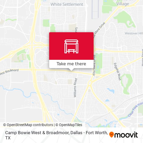 Mapa de Camp Bowie West & Broadmoor