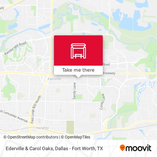 Ederville & Carol Oaks map