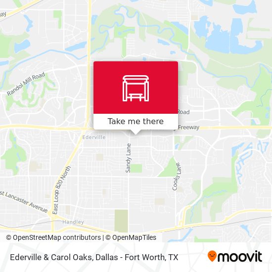 Ederville & Carol Oaks map