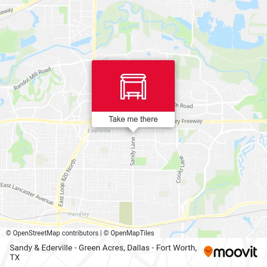 Sandy & Ederville - Green Acres map