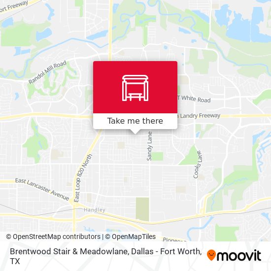Brentwood Stair & Meadowlane map