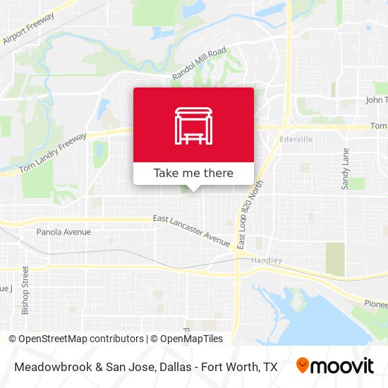 Meadowbrook & San Jose map