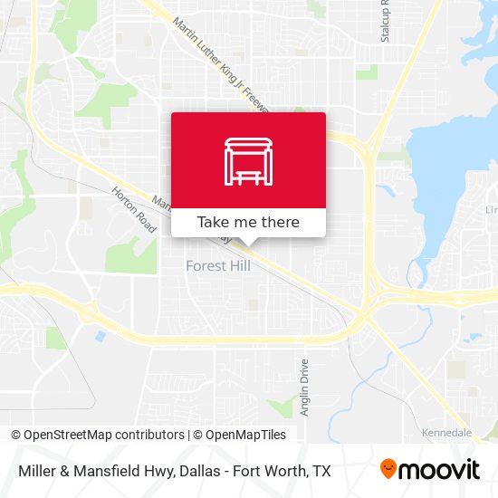 Miller & Mansfield Hwy map