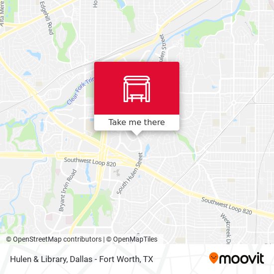 Mapa de Hulen & Library