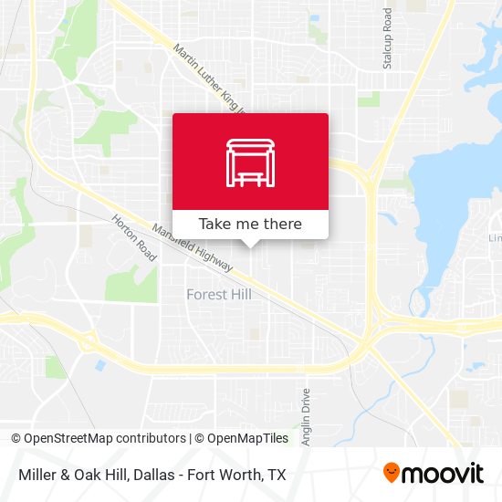 Miller & Oak Hill map