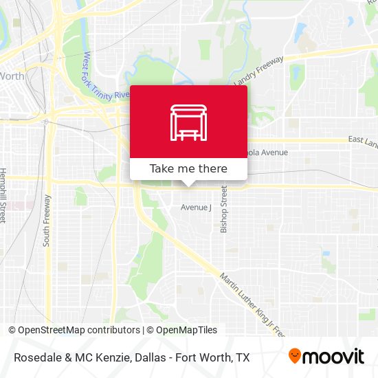 Rosedale & MC Kenzie map