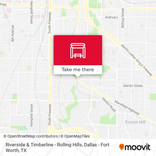 Riverside & Timberline - Rolling Hills map