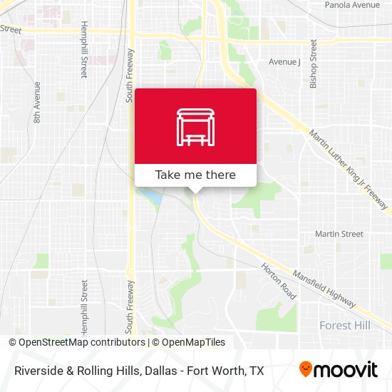 Riverside & Rolling Hills map