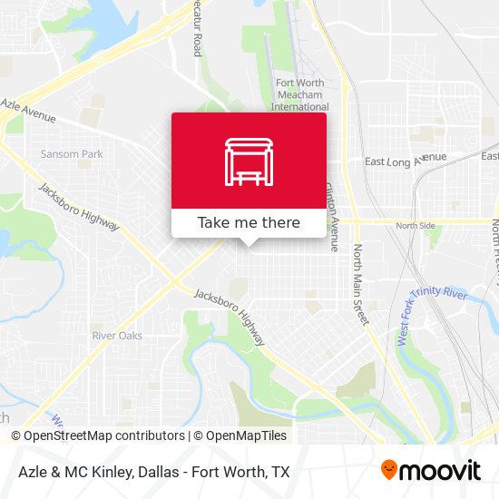 Azle & MC Kinley map