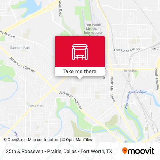 25th & Roosevelt - Prairie map