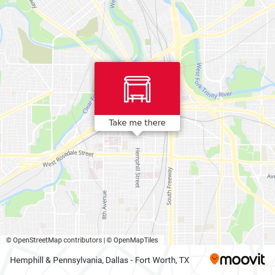 Hemphill & Pennsylvania map