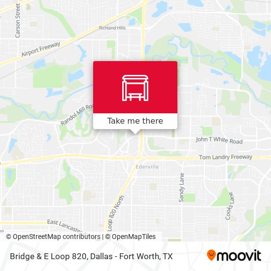 Mapa de Bridge & E Loop 820