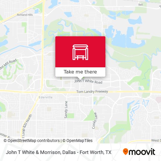 John T White & Morrison map