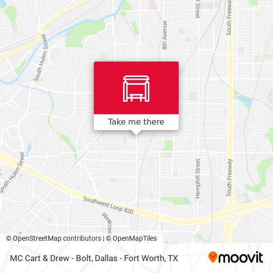 Mapa de MC Cart & Drew - Bolt