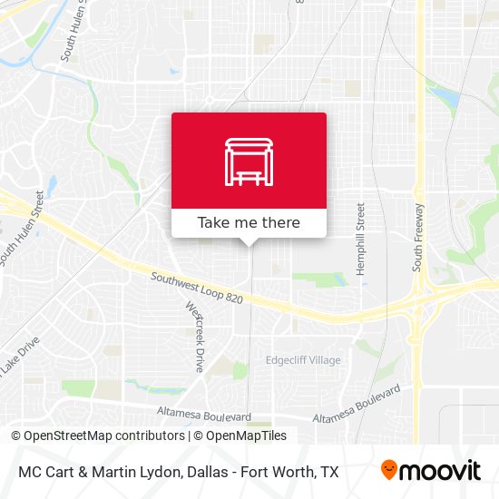 MC Cart & Martin Lydon map
