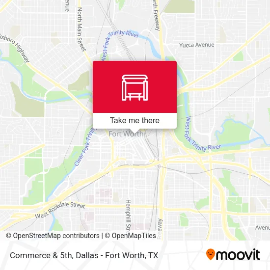 Mapa de Commerce & 5th