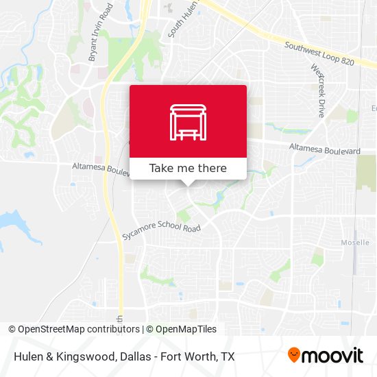 Hulen & Kingswood map