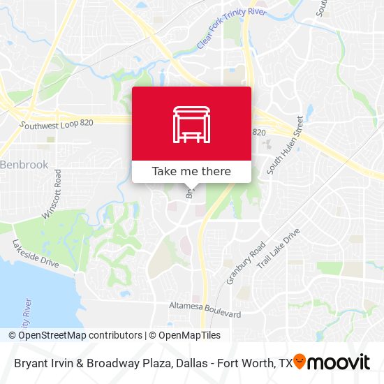 Bryant Irvin & Broadway Plaza map