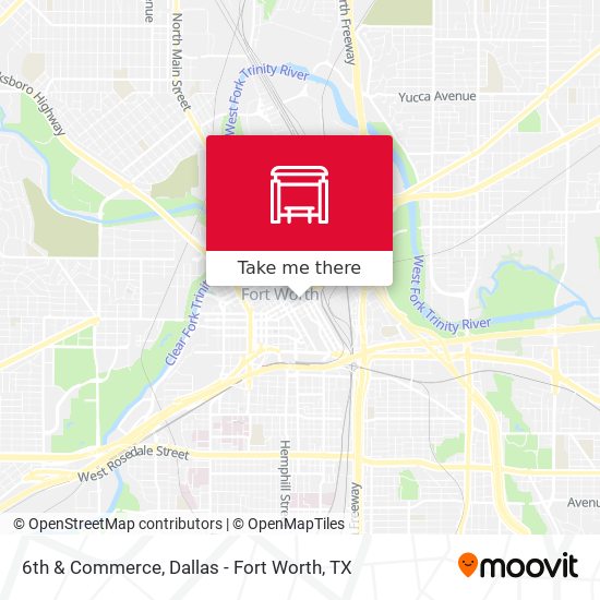 6th & Commerce map