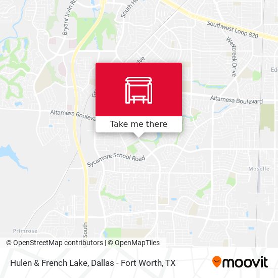 Hulen & French Lake map