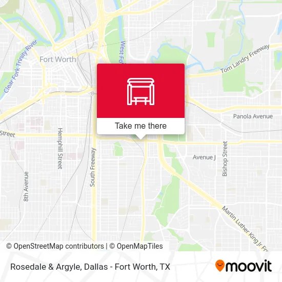 Rosedale & Argyle map