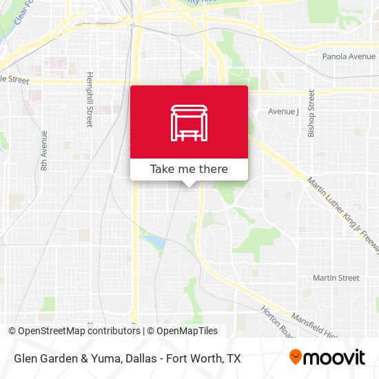 Glen Garden & Yuma map