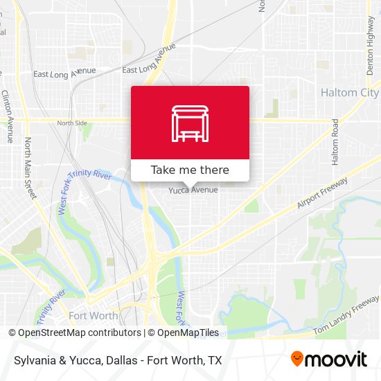 Sylvania & Yucca map