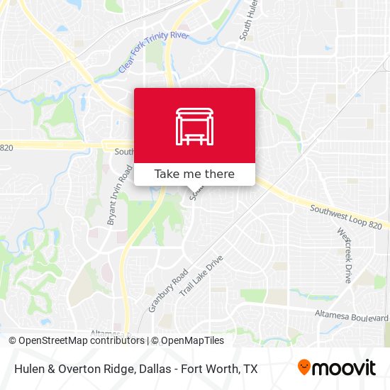 Mapa de Hulen & Overton Ridge