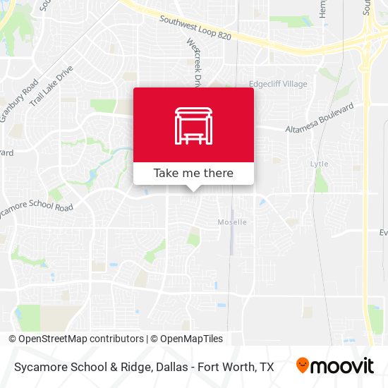 Sycamore School & Ridge map