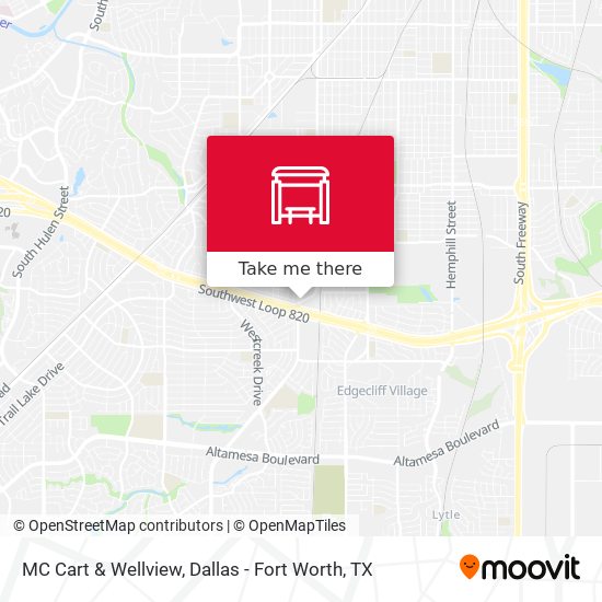 MC Cart & Wellview map