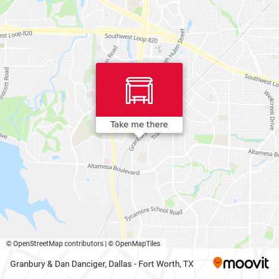 Granbury & Dan Danciger map